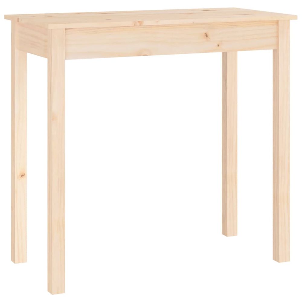 Vidaxl Konzolový stolík 80x40x75 cm masívne borovicové drevo